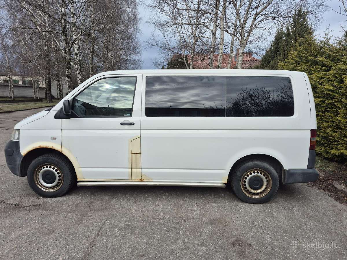 VW Transporter 2008, 1.9 Tdi, 62 kw, 9 vietų - nuotraukos Nr. 9