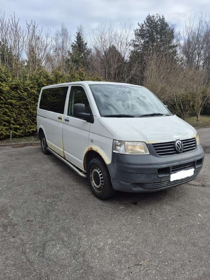 VW Transporter 2008, 1.9 Tdi, 62 kw, 9 vietų - nuotraukos Nr. 8