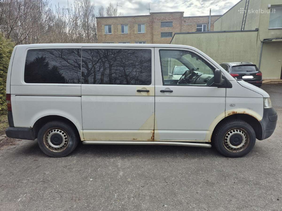 VW Transporter 2008, 1.9 Tdi, 62 kw, 9 vietų - nuotraukos Nr. 10