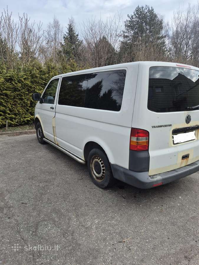 VW Transporter 2008, 1.9 Tdi, 62 kw, 9 vietų - nuotraukos Nr. 11
