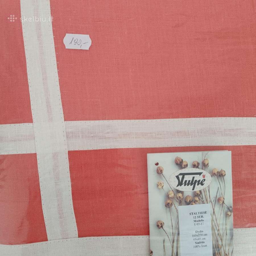 Lininė staltiesė su servetėlėmis, komplektas - nuotraukos Nr. 9