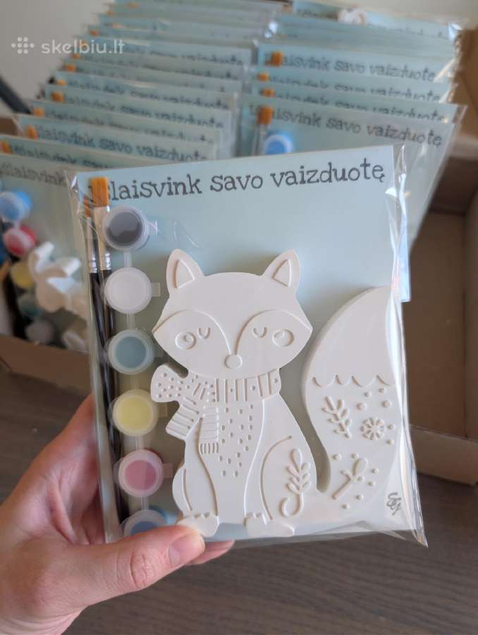 Gipso figūrėlių kūrybinis rinkinys vaikams - nuotraukos Nr. 2