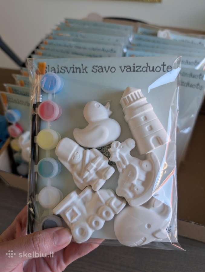 Gipso figūrėlių kūrybinis rinkinys vaikams - nuotraukos Nr. 3