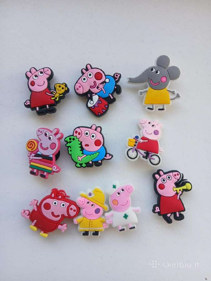 Crocs papuosimai peppa pig