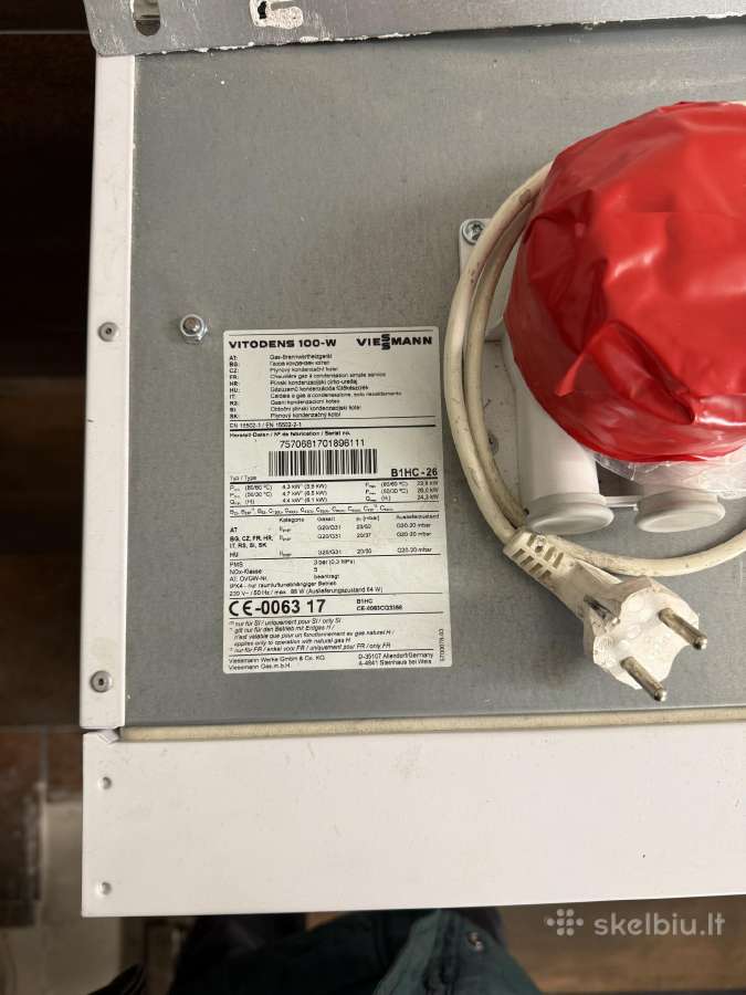 Dujinis katilas Vissman Vitodens100-w 26kw B1hc-26 - nuotraukos Nr. 3