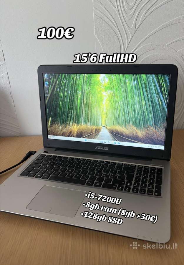 Biudžetiniai laptopai 35-250 eur - nuotraukos Nr. 12