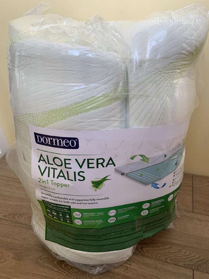 Antčiužinis Aloe Vera 2in1 5cm 90x200 - nuotraukos Nr. 5