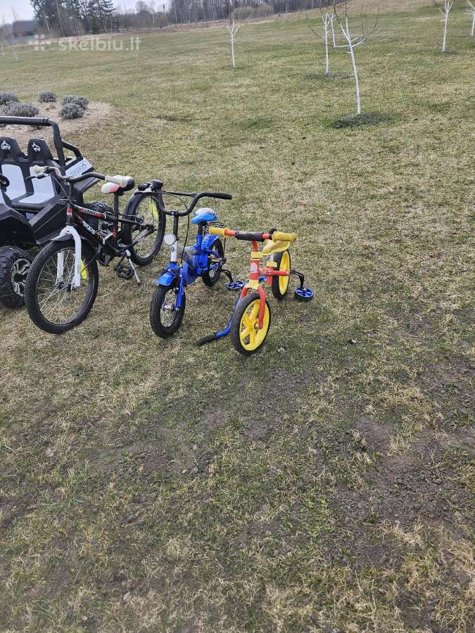 Vaikiškas autoparkas: dviračiai ir kt. - nuotraukos Nr. 3