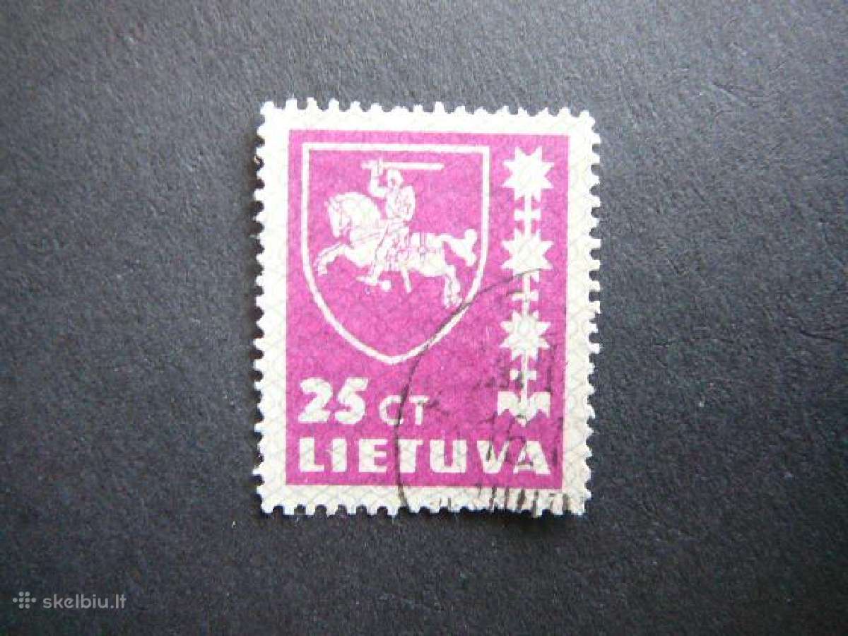 Lietuva 1937 Standartai 25ct antsp. 414a