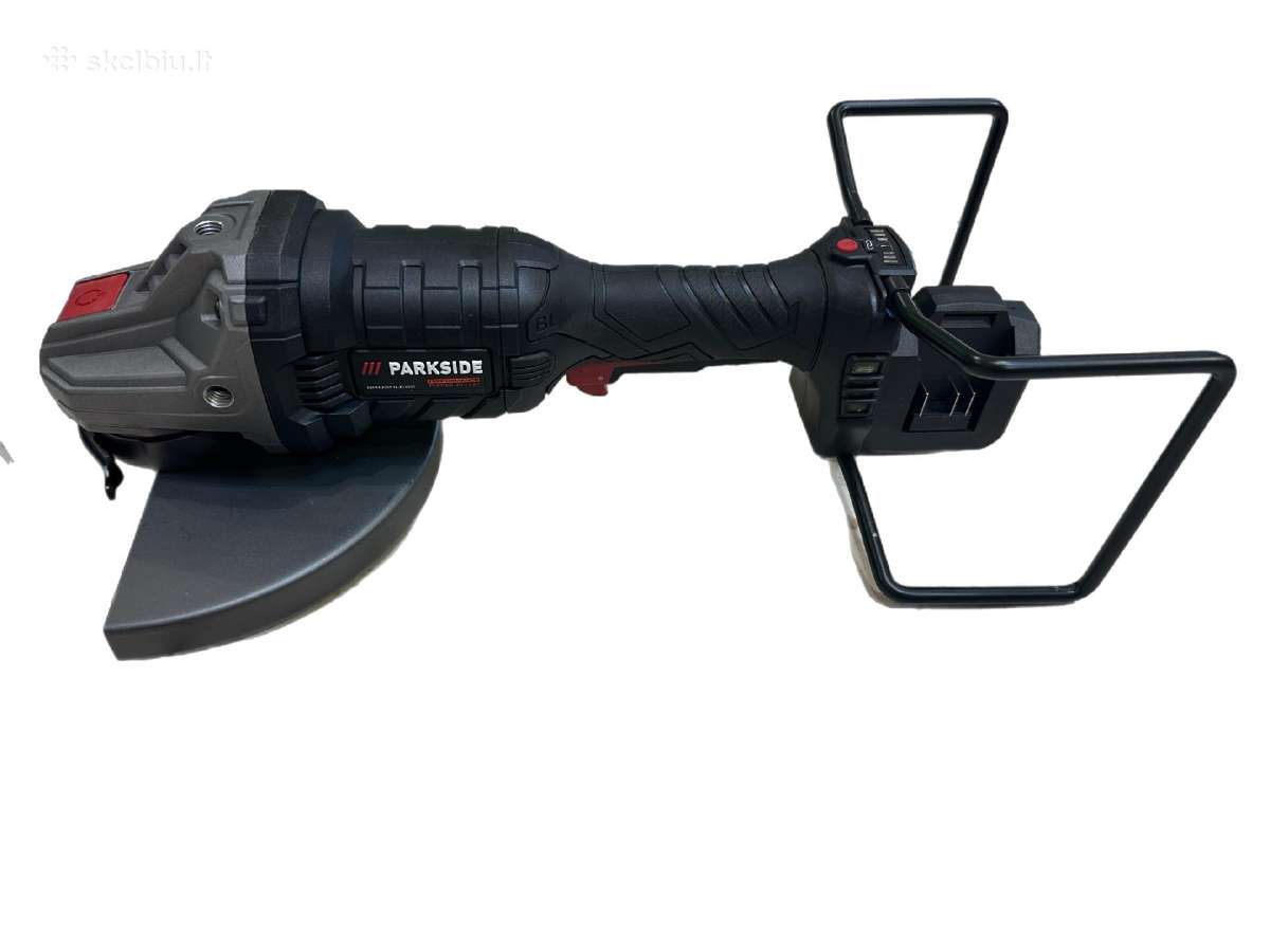 Nauji Parkside kampiniai šlifuokliai 230mm diskui - nuotraukos Nr. 7