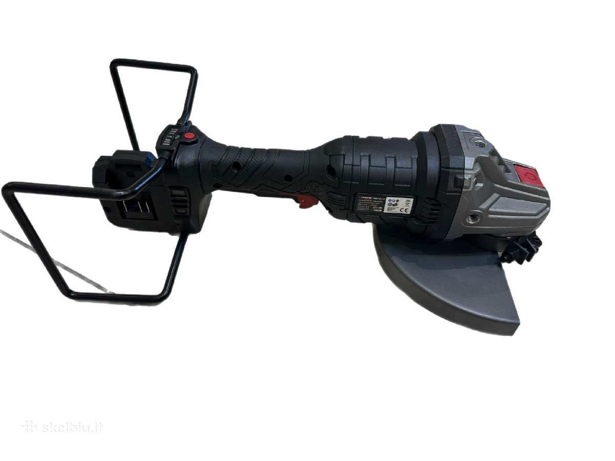 Nauji Parkside kampiniai šlifuokliai 230mm diskui - nuotraukos Nr. 8