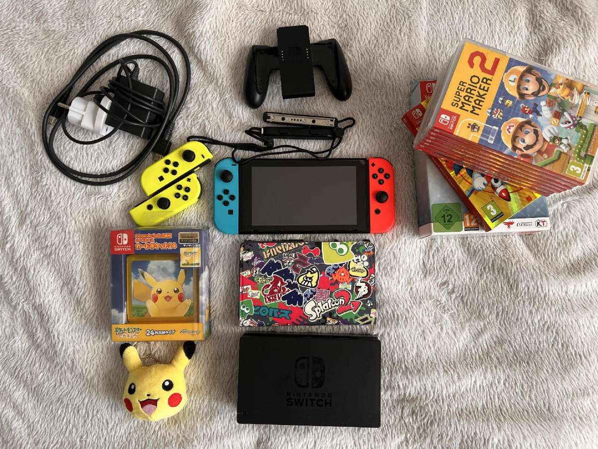 Nintendo Switch rinkinys + žaidimai