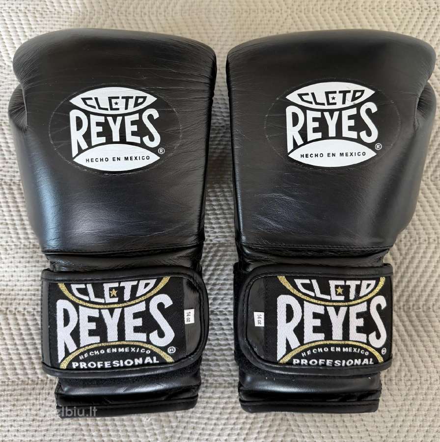 Cleto Reyes Bokso Pirštinės, 14oz, Juodos
