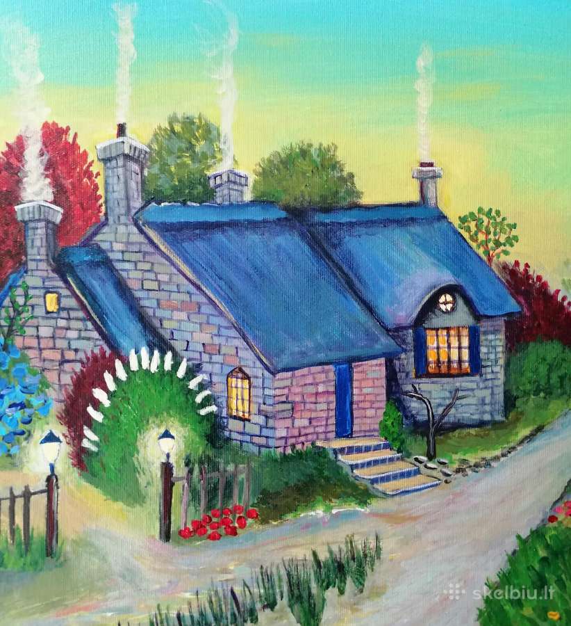 Paveikslas „Odė ramybei", painting Ode to Peace - nuotraukos Nr. 3