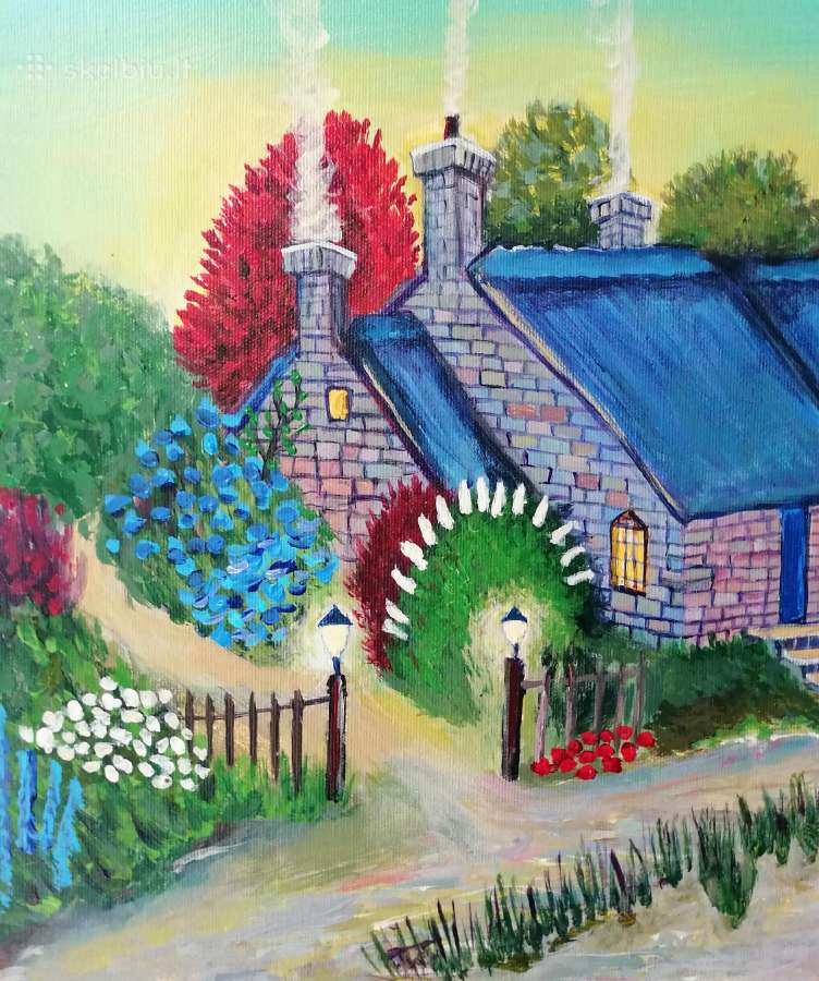 Paveikslas „Odė ramybei", painting Ode to Peace - nuotraukos Nr. 2