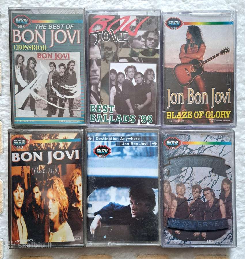 Bon Jovi audio kasetes