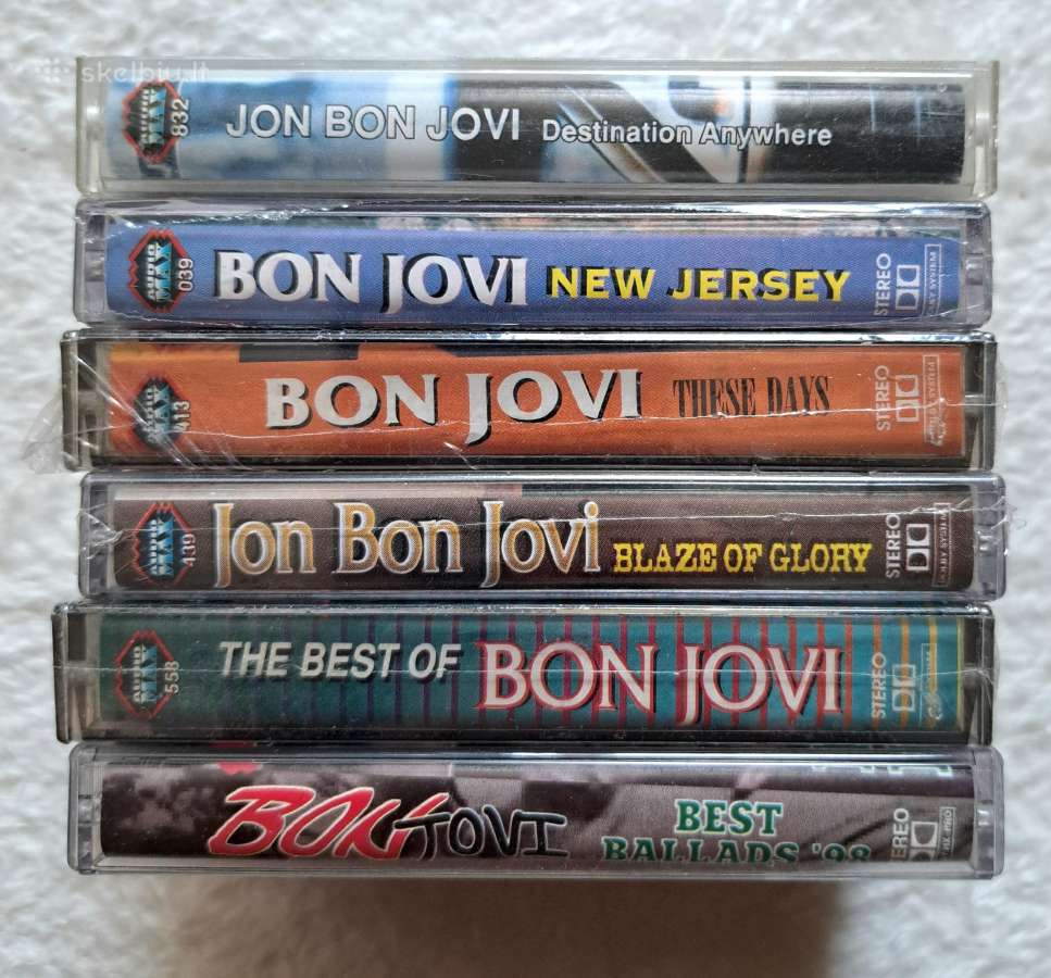 Bon Jovi audio kasetes - nuotraukos Nr. 2