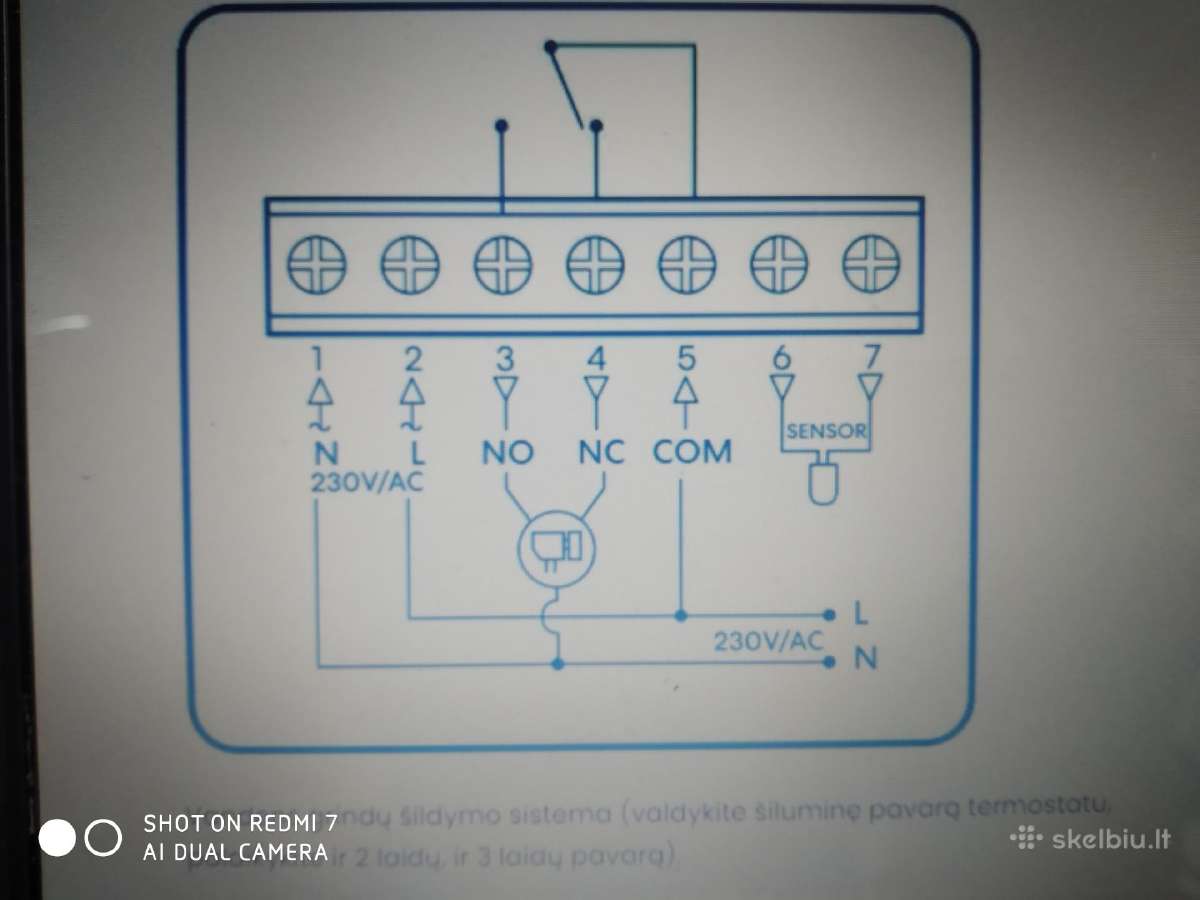 Grindų šildymo termostatas Meross(WiFi). - nuotraukos Nr. 7