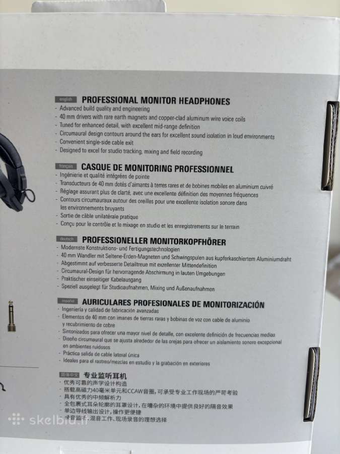 Audio-technica Ath-m30x - nuotraukos Nr. 3