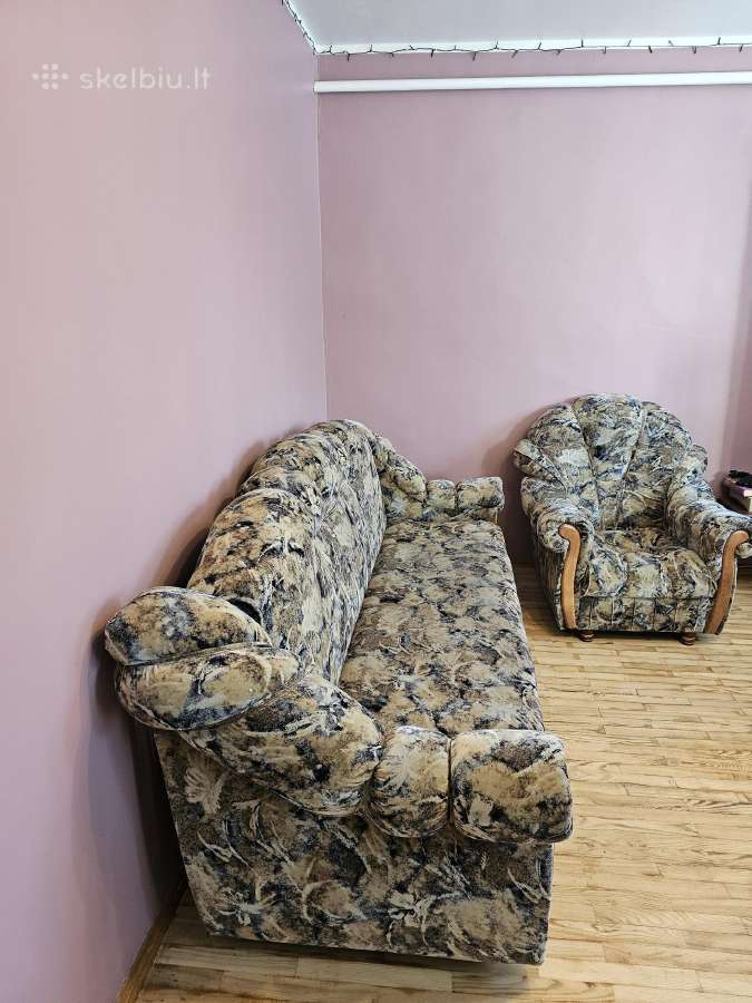 Svetainės baldai. Sofa, krėslas - nuotraukos Nr. 7