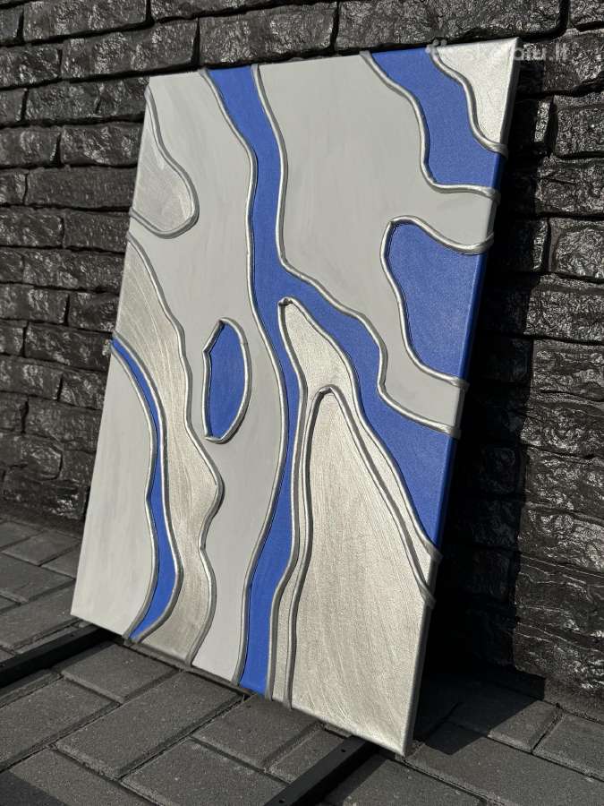 Reljefinis paveikslas “Silver Flow"