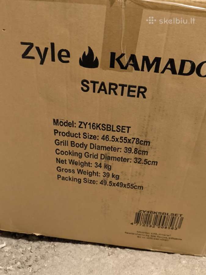 Kamado Grill Zyle 16 Starter - nuotraukos Nr. 5