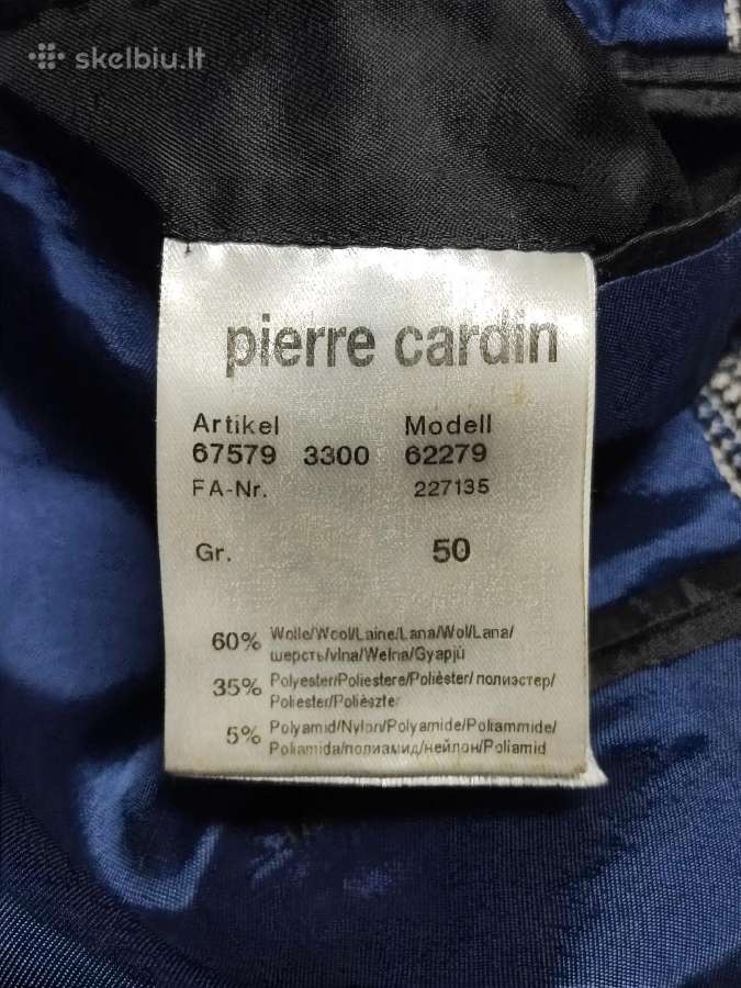 Pierre Cardin vilnonis švarkas - nuotraukos Nr. 2