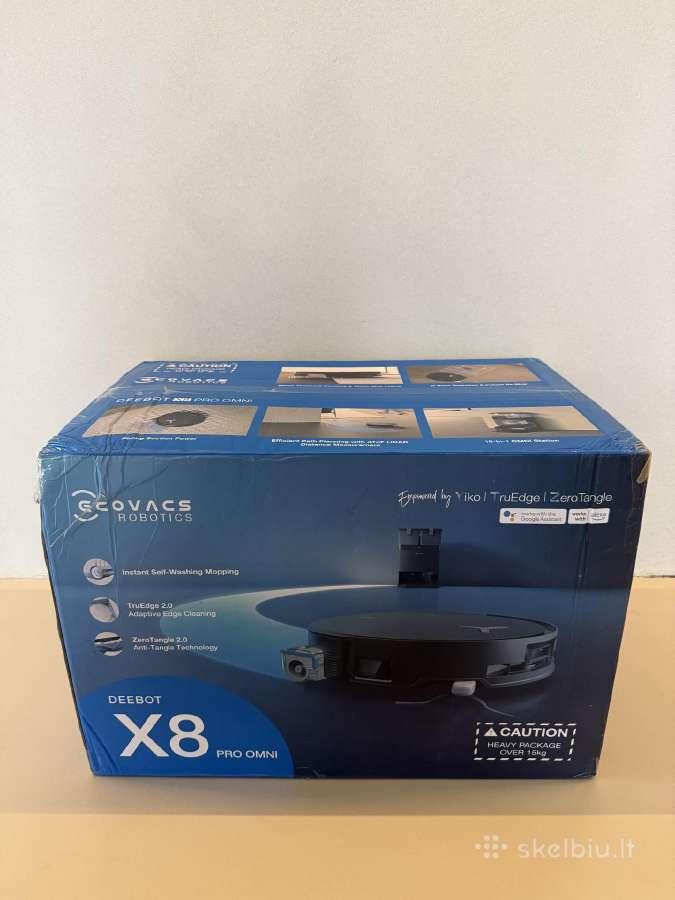 Ecovacs Deebot X8 Pro Omni Robotas dulkių siurblys