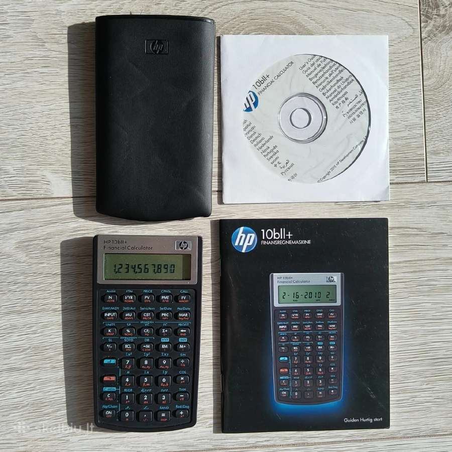 Hp 10bii+ Finansinis skaičiuotuvas - nuotraukos Nr. 2