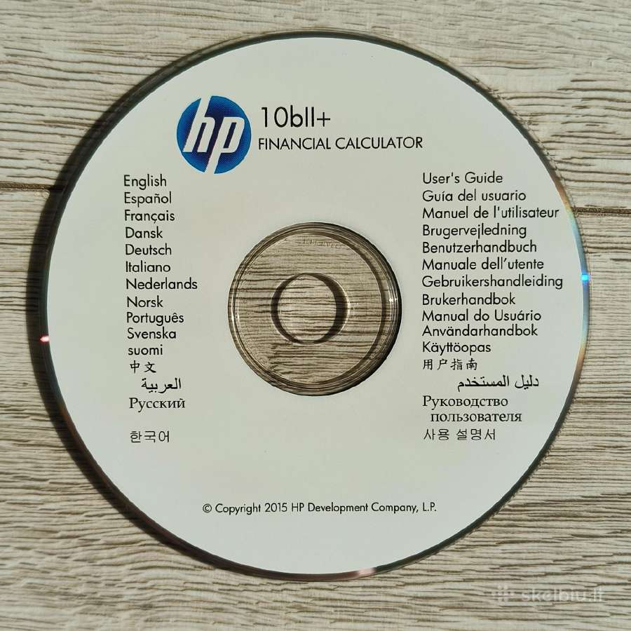 Hp 10bii+ Finansinis skaičiuotuvas - nuotraukos Nr. 6
