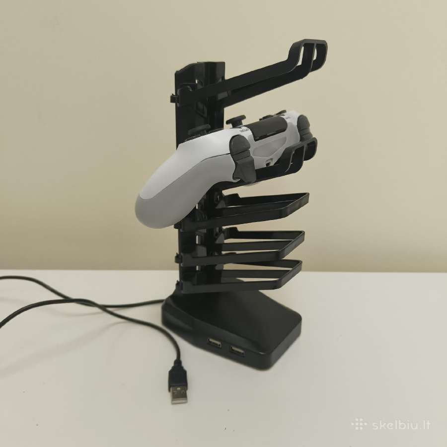 Žaidimų pultelių stovas / laikiklis su 4 Usb ps4 - nuotraukos Nr. 2
