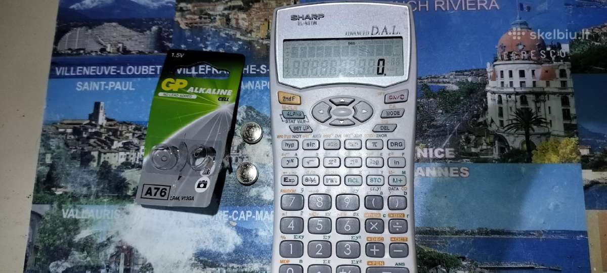Mokslinis skaičiuotuvas Sharp El-531w - nuotraukos Nr. 2