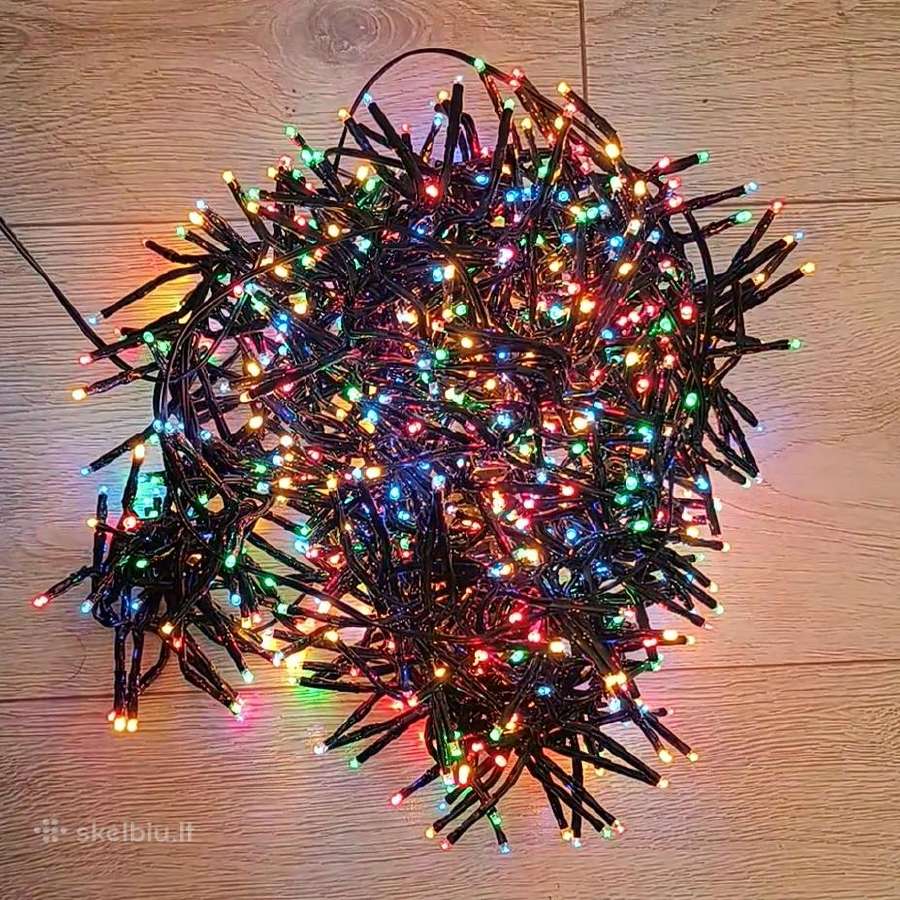 Kalėdinė elektrinė girlianda Cluster, 768led, 4.5m