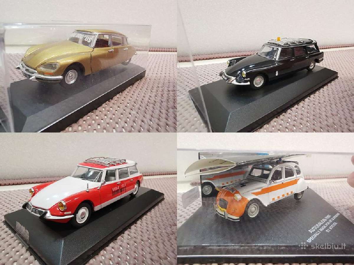 1:43 Prancūziškų (Citroen) Automobilių Modeliai
