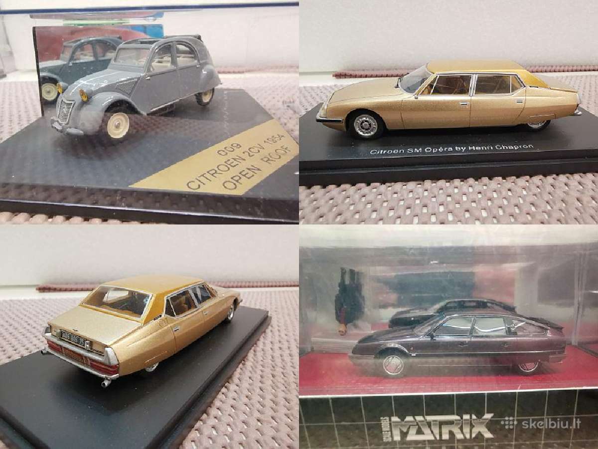 1:43 Prancūziškų (Citroen) Automobilių Modeliai - nuotraukos Nr. 2