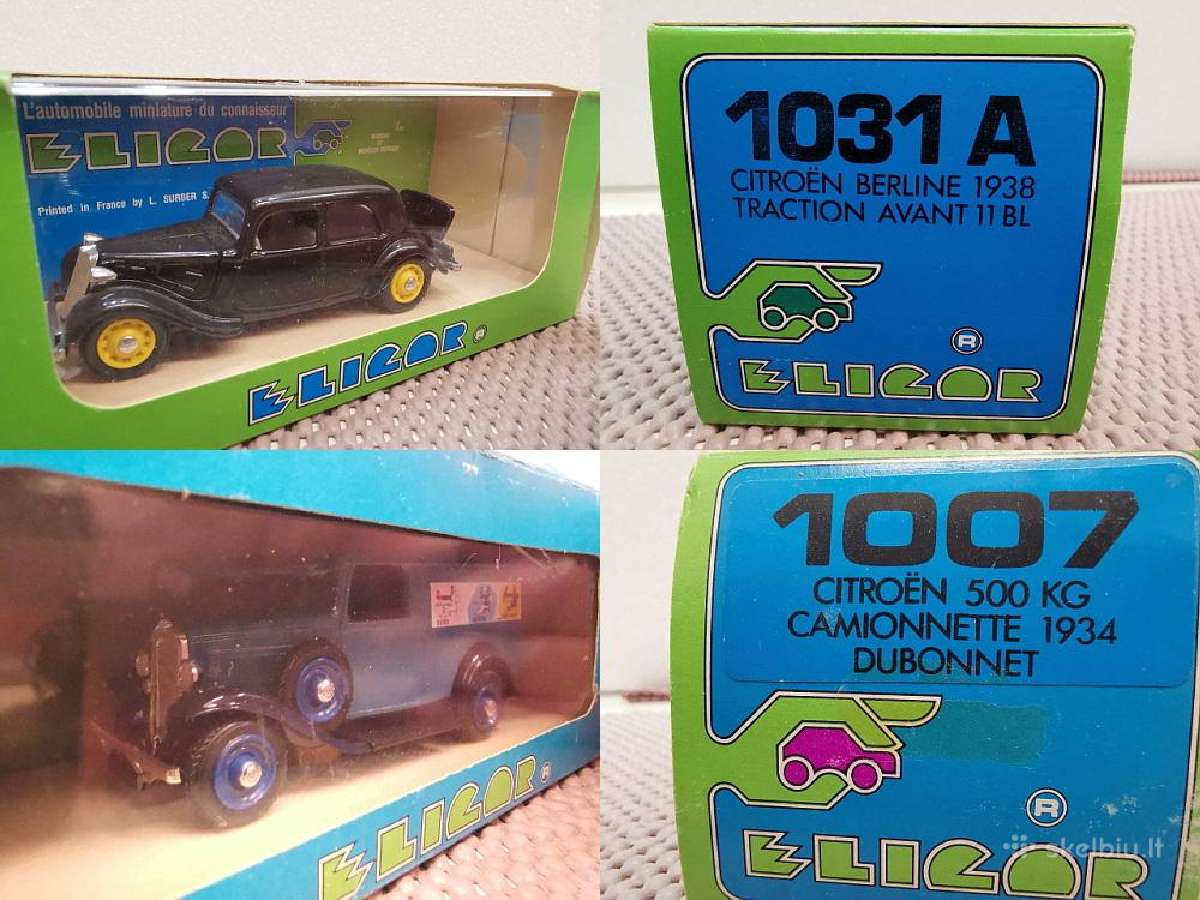 1:43 Prancūziškų (Citroen) Automobilių Modeliai - nuotraukos Nr. 4