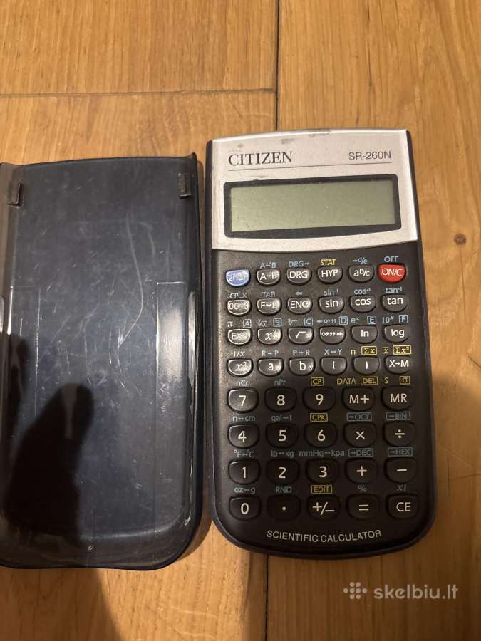 Mokslinis skaičiuotuvas (Citizen Sr-260n)