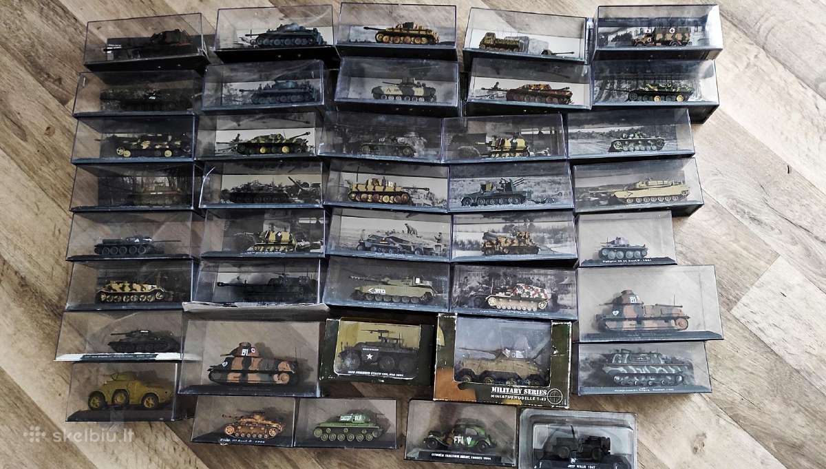 Der Augustini Tankų modeliukai 1:72