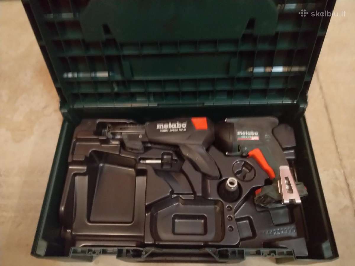 Gipskartonio varžtų suktuvas Metabo Tbs 18 Ltx - nuotraukos Nr. 2