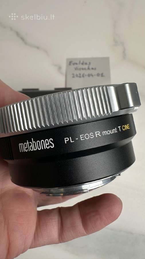 Metabones Pl-EOS R mount T cine - nuotraukos Nr. 2