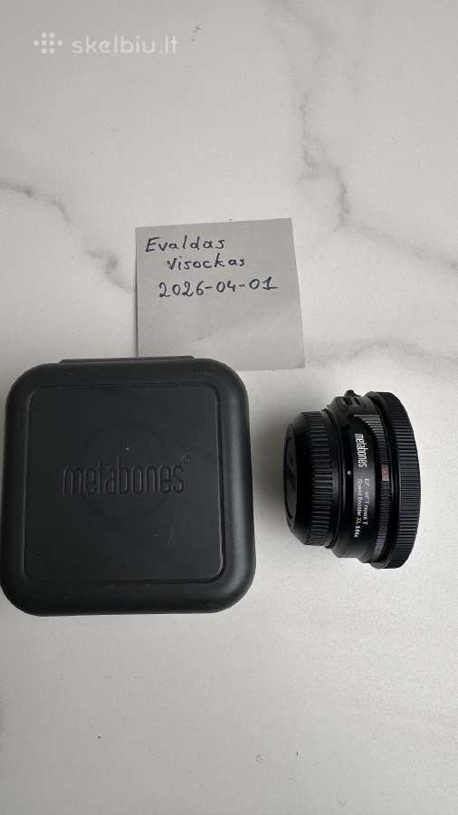 Metabones Ef-mft mount T Speed booster XL 0.64x
