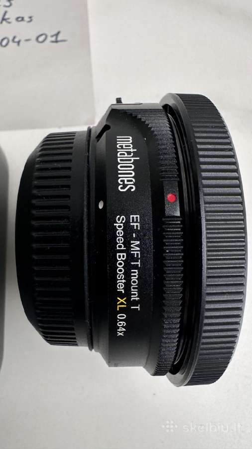 Metabones Ef-mft mount T Speed booster XL 0.64x - nuotraukos Nr. 2