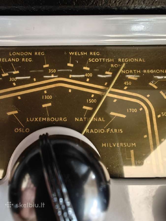 Restauruota radija Pye Baby Q, 1937 - nuotraukos Nr. 2