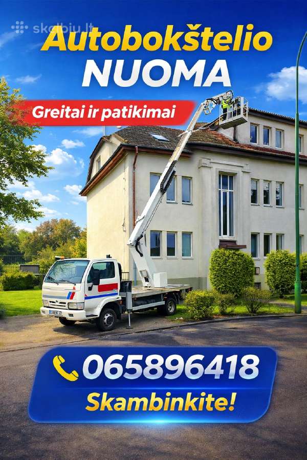 Autobokštelio nuoma, su operatoriumi - nuotraukos Nr. 2