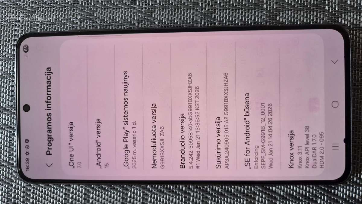 Samsung Galaxy S 21 5G - nuotraukos Nr. 10