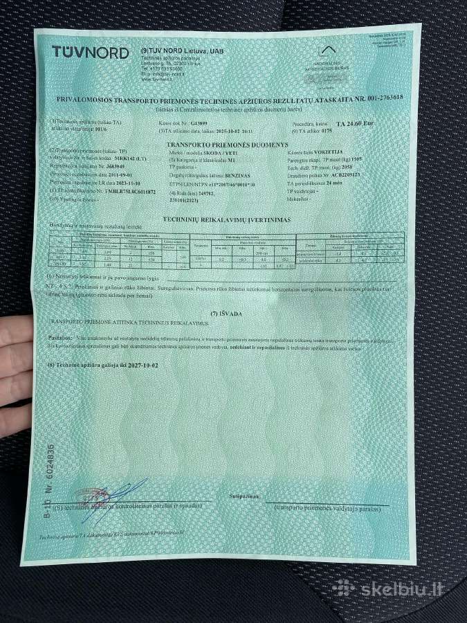 Škoda Yeti 2011 Benzinas,ta iki 2027 Suv - nuotraukos Nr. 14