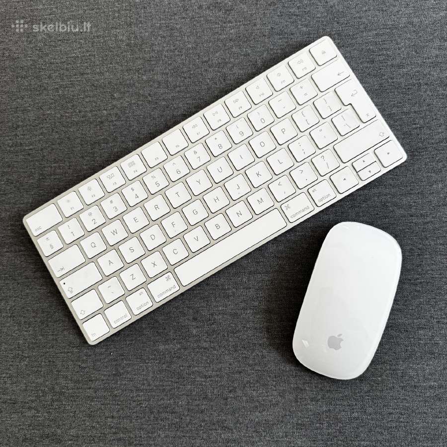 Apple belaidė klaviatūra + Magic Mouse dovanų