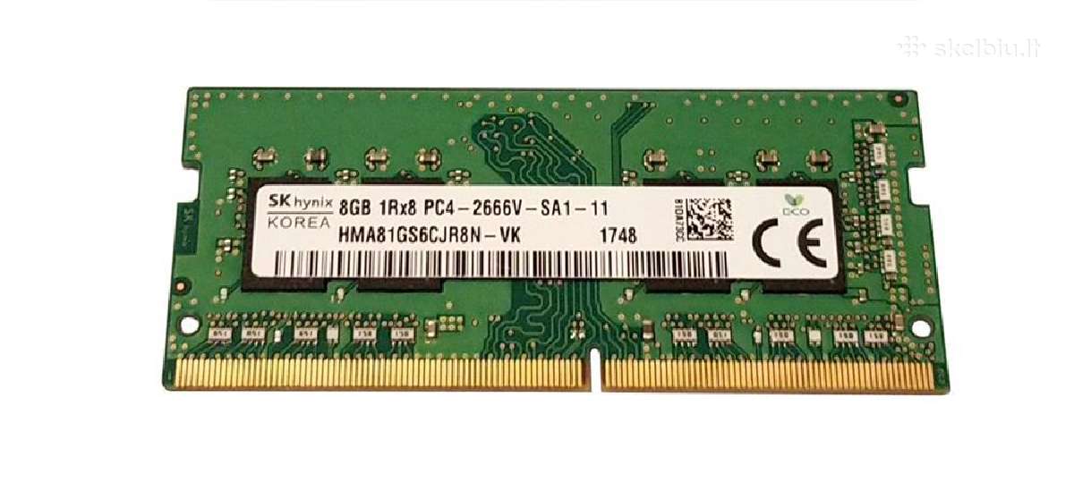 8gb Ddr4 RAM nešiojamiems kompiuteriams