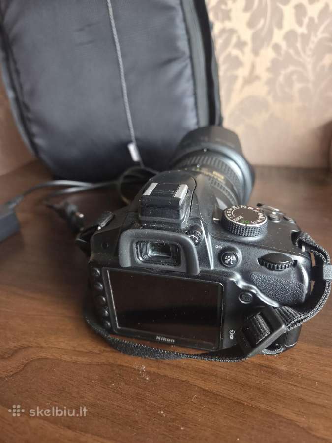 Nikon d3200 + universalus 18-200 zoom objektyvas