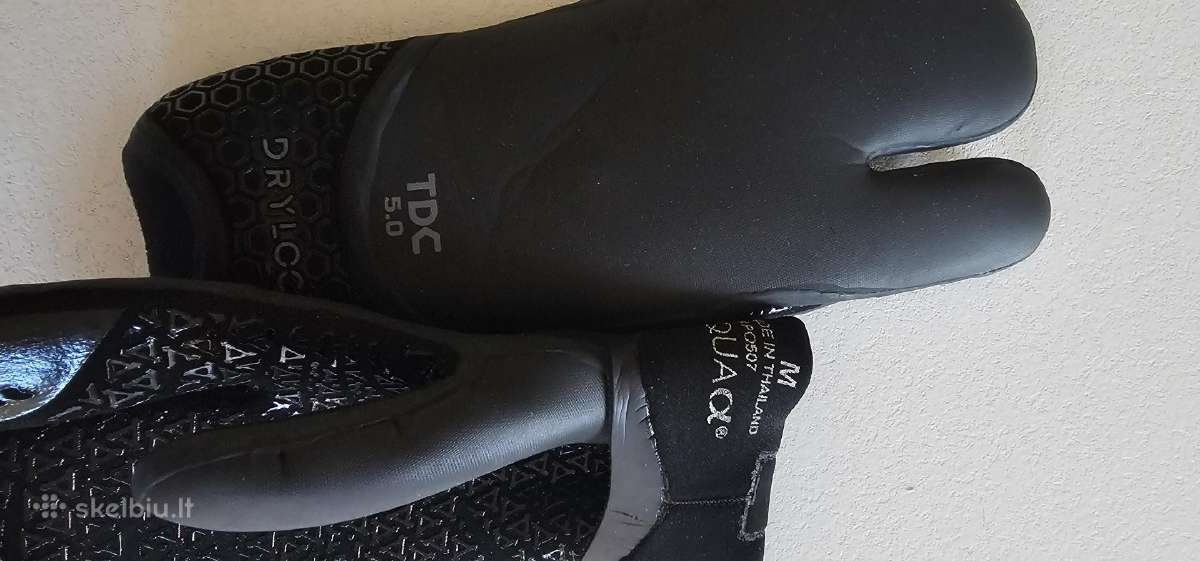 Neopreninės pirštinės M 5mm - nuotraukos Nr. 3